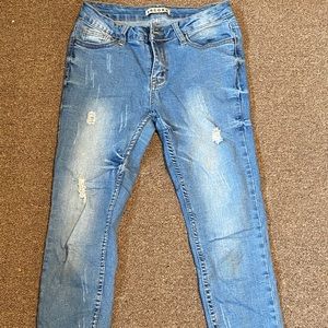 Light Wash Skinny Jeans